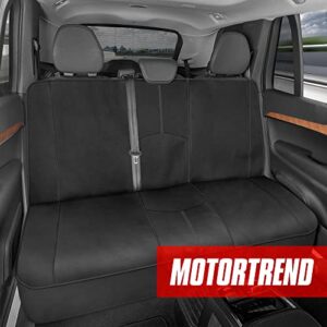 Motor Trend SpillGuard Car Seat Protector for Tacoma, Gray Stitching