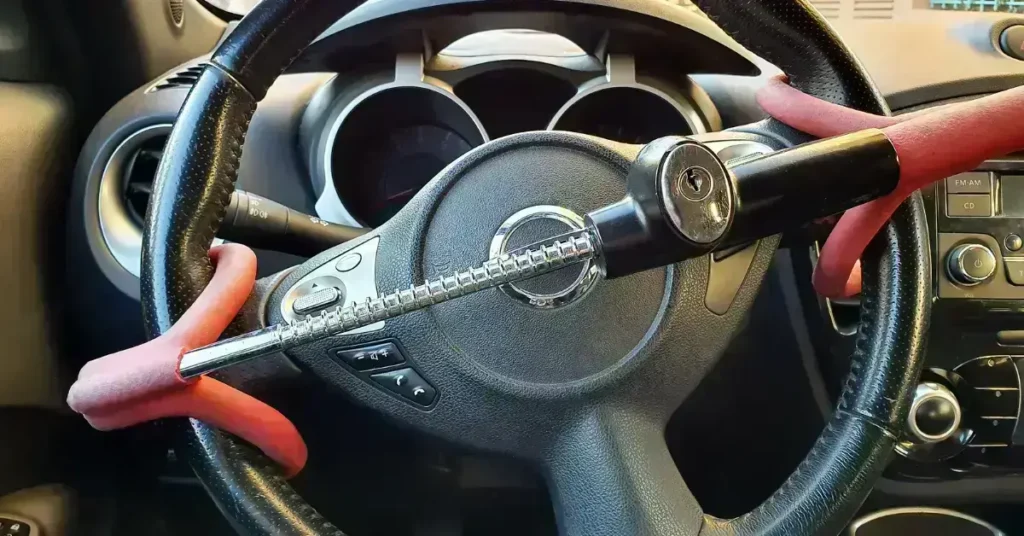How to break the club steering wheel lock